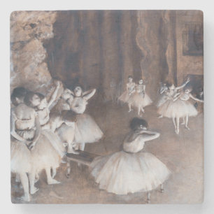 Edgar Degas - Ballett-Probe auf Bühne Steinuntersetzer