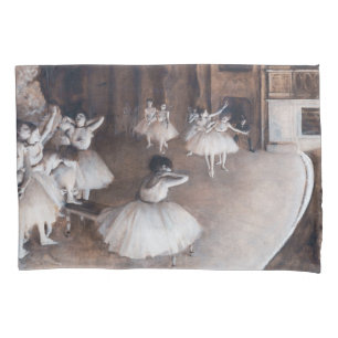 Edgar Degas - Ballettprobe auf der Bühne Kissenbezug