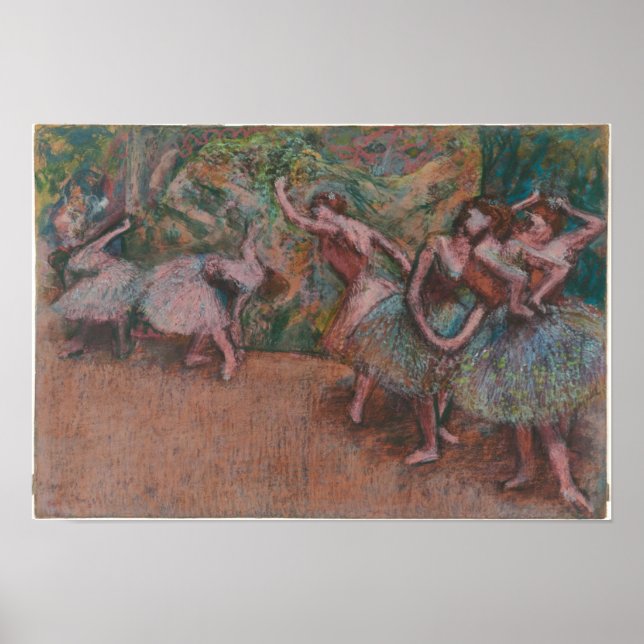 Edgar Degas | Ballettszene Poster (Vorne)