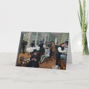 Edgar Degas - Baumwollbüro in New Orleans Karte