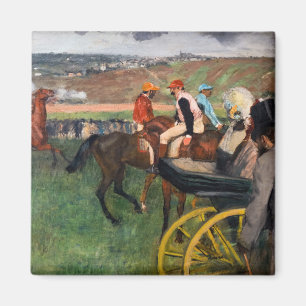 Edgar Degas - Bei den Pferderennen Magnet