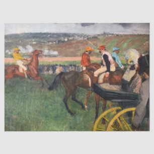 Edgar Degas - Bei den Pferderennen Seidenpapier