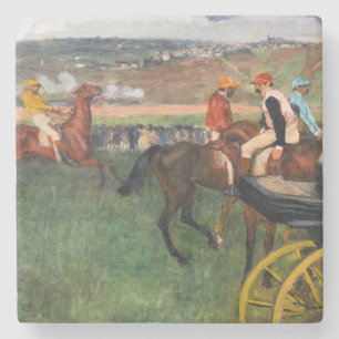 Edgar Degas - Bei den Pferderennen Steinuntersetzer