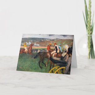 Edgar Degas - Bei den Rennen Karte