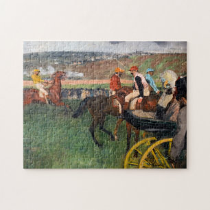 Edgar Degas - Bei den Rennen Puzzle