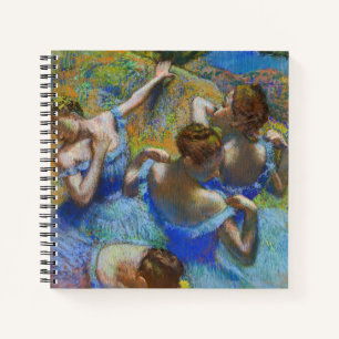 Edgar Degas - Blaue Tänzerinnen Notizbuch