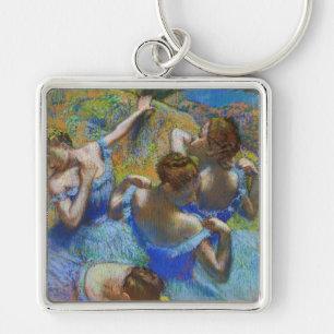 Edgar Degas - Blaue Tänzerinnen Schlüsselanhänger