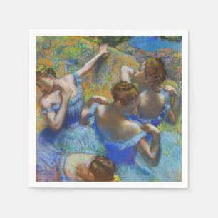 Edgar Degas - Blaue Tänzerinnen Serviette