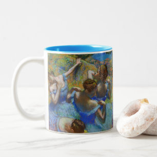 Edgar Degas - Blaue Tänzerinnen Zweifarbige Tasse