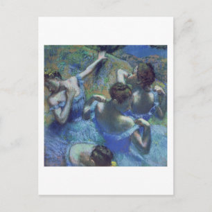 Edgar Degas Blue Dancers, c.1899 Postkarte