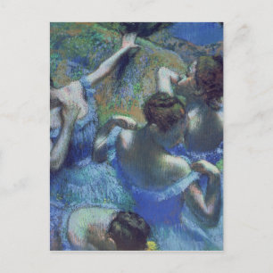 Edgar Degas   Blue Dancers, c.1899 Postkarte