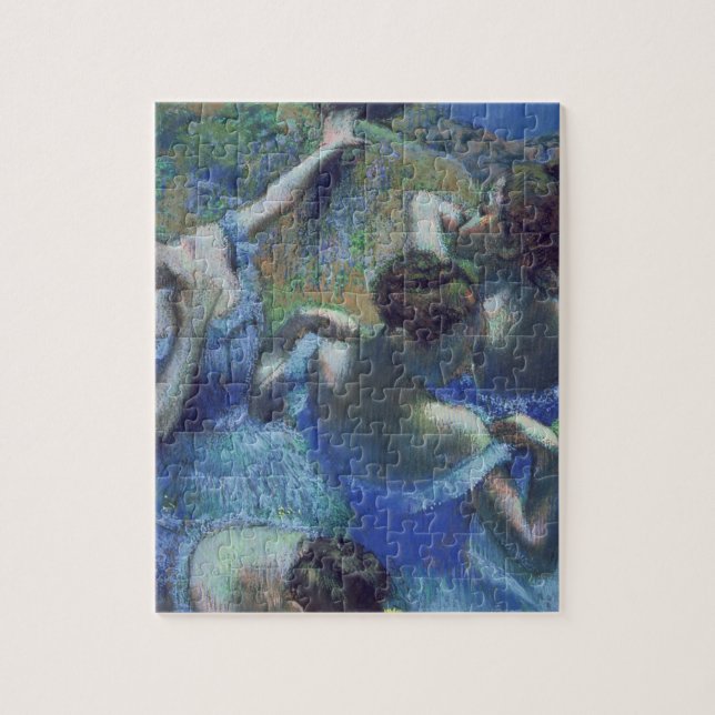 Edgar Degas| Blue Dancers, c.1899 Puzzle (Vertikal)