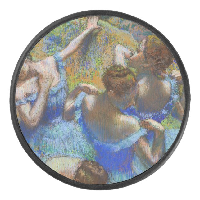 Edgar Degas - Blue Dancers Eishockey Puck (Vorderseite)