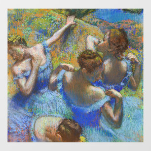 Edgar Degas - Blue Dancers Fensteraufkleber