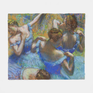 Edgar Degas - Blue Dancers Fleecedecke