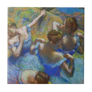 Edgar Degas - Blue Dancers Fliese