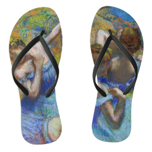 Edgar Degas - Blue Dancers Flip Flops