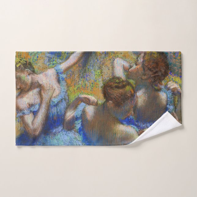 Edgar Degas - Blue Dancers Handtuch (Handtuch)