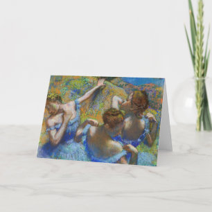 Edgar Degas - Blue Dancers Karte