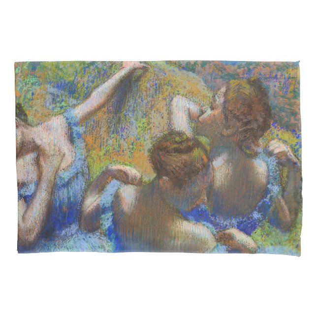 Edgar Degas - Blue Dancers Kissenbezug (Vorderseite)