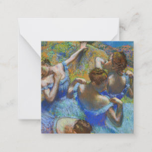 Edgar Degas - Blue Dancers Mitteilungskarte