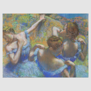 Edgar Degas - Blue Dancers Seidenpapier