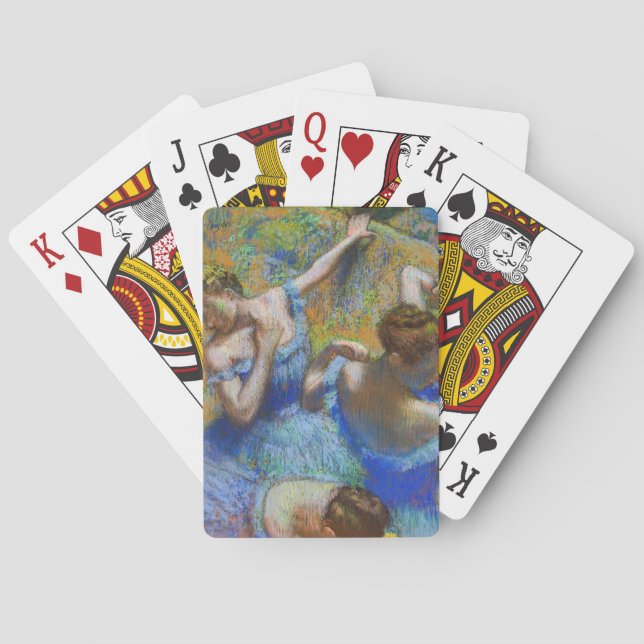 Edgar Degas - Blue Dancers Spielkarten (Rückseite)