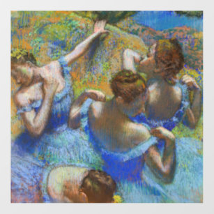 Edgar Degas - Blue Dancers Wandaufkleber