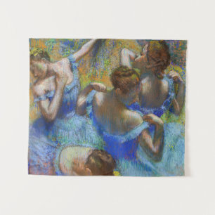 Edgar Degas - Blue Dancers Wandteppich