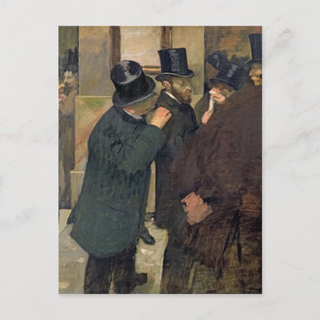 Edgar Degas | Börse, c.1878-79 Postkarte (Vorderseite)