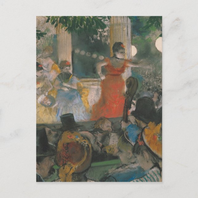 Edgar Degas | Café Concert bei Les Ambassadeurs Postkarte (Vorderseite)
