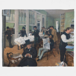 Edgar Degas - Cotton Office in New Orleans Fleecedecke