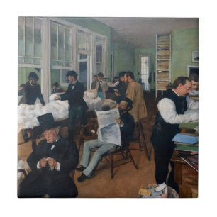 Edgar Degas - Cotton Office in New Orleans Fliese