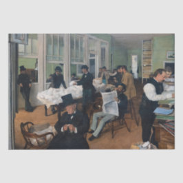 Edgar Degas - Cotton Office in New Orleans Seidenpapier