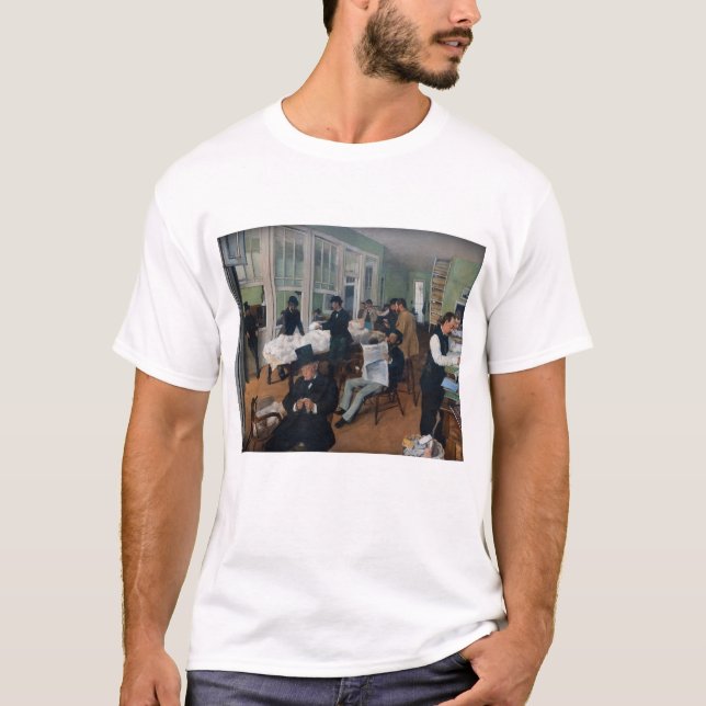 Edgar Degas - Cotton Office in New Orleans T-Shirt (Vorderseite)