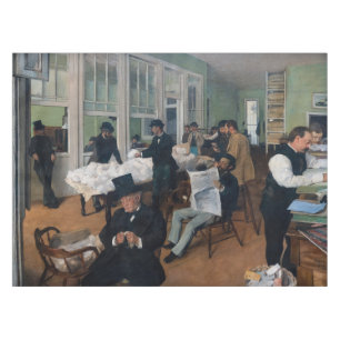 Edgar Degas - Cotton Office in New Orleans Tischdecke