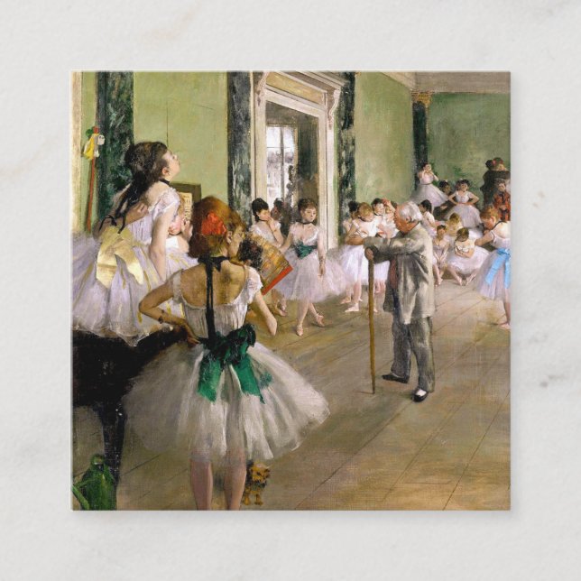 Edgar Degas Dance Class Begleitkarte (Vorderseite)