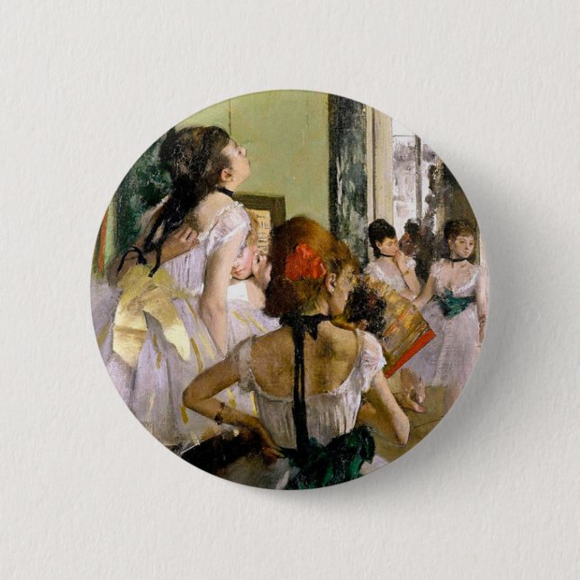 Edgar Degas Dance Class Button (Vorderseite)