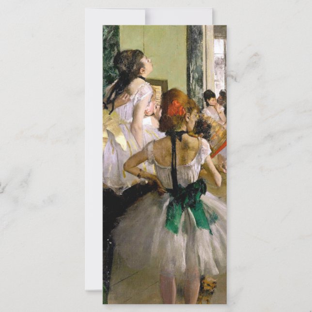 Edgar Degas Dance Class Card (Vorderseite)