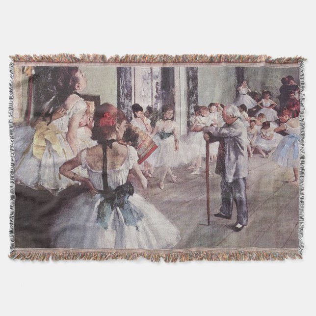 Edgar Degas Dance Class Decke (Vorderseite)