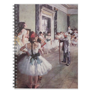 Edgar Degas Dance Class Notizblock