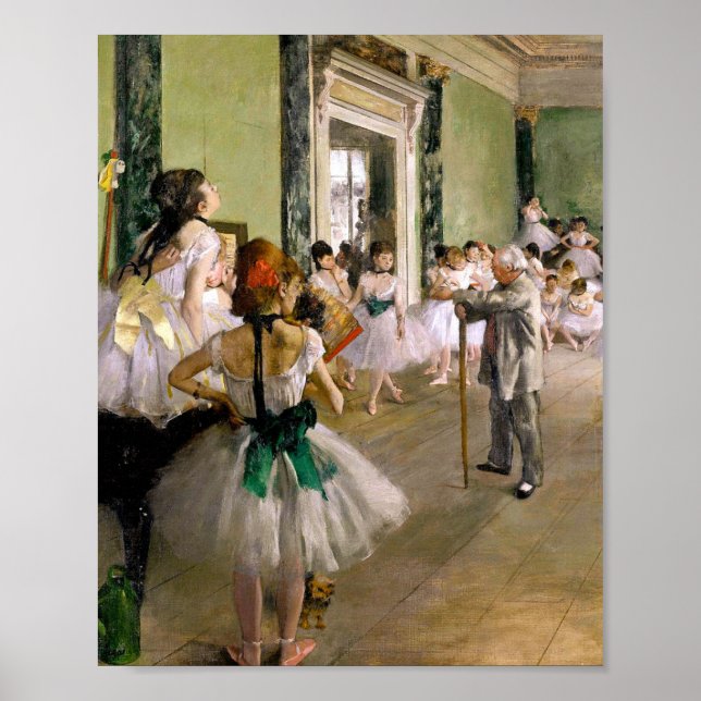 Edgar Degas Dance Class Poster (Vorne)