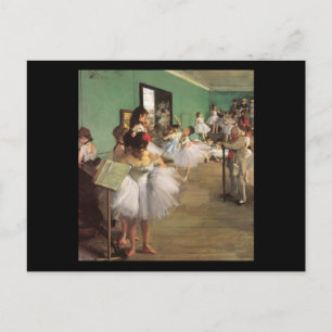 Edgar Degas Dance Class Postkarte