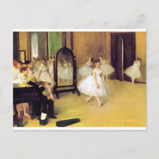 Edgar Degas - Dance Class Postkarte