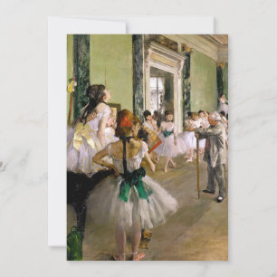 Edgar Degas Dance Class Save The Date