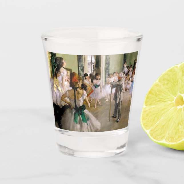 Edgar Degas Dance Class Schnapsglas (Vorderseite)