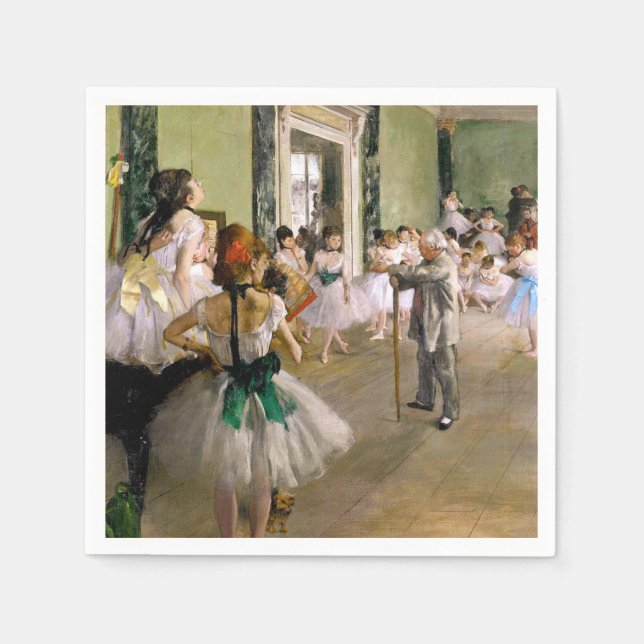 Edgar Degas Dance Class Serviette (Vorderseite)