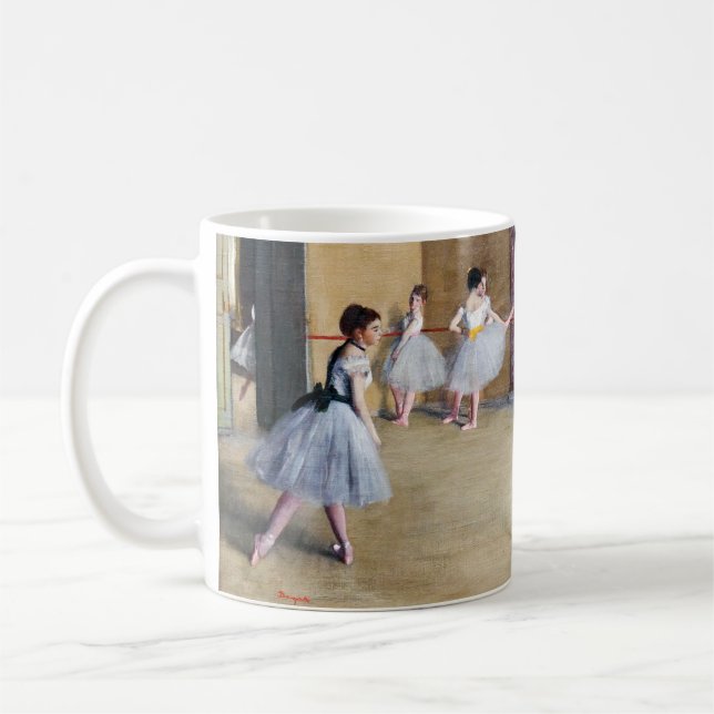 Edgar Degas - Dance Foyer, Opera rue Le Peletier Kaffeetasse (Links)