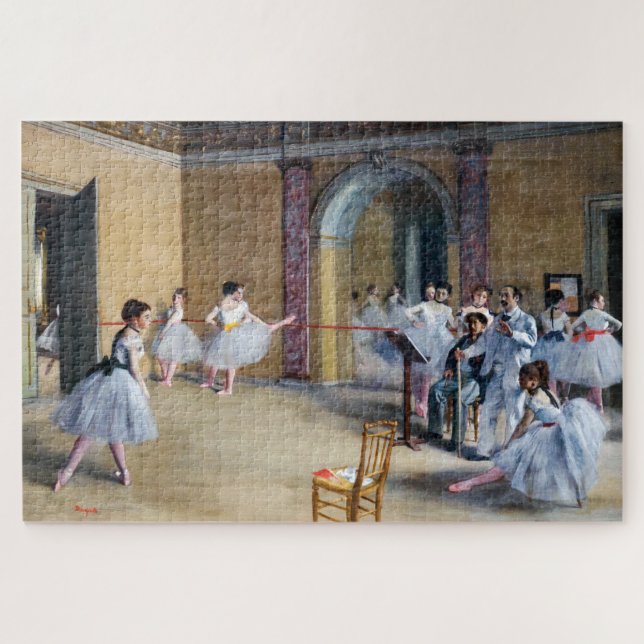 Edgar Degas - Dance Foyer, Opera rue Le Peletier Puzzle (Horizontal)