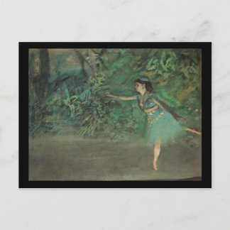 Edgar Degas Dancer auf der Bühne Postkarte